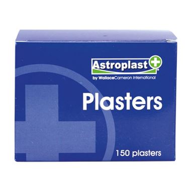 Astroplast Blue Detectable Assorted Catering Plasters (Pack 150)