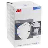 3M 8822 FFP2D Valved Cup-Shaped Disposable Masks (Pack 10)