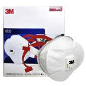 3M 8835 FFP3DR Valved Premium Disposable Masks (Pack 5)