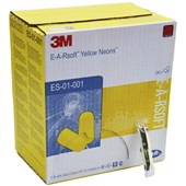 3M EAR Soft Yellow Neons Uncorded Ear Plugs ES-01-001 (250 Pairs) - SNR 36