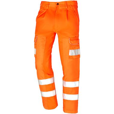 ORN 6900 Vulture Rail Orange Level B Cut Resistant Polycotton Hi Vis Ballistic Trouser