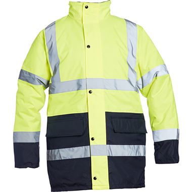 Blackrock Yellow Two Tone Padded Waterproof Hi Vis Jacket