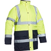Blackrock Yellow Two Tone Padded Waterproof Hi Vis Jacket