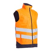 Blackrock Rail Orange Performance Padded Hi Vis Bodywarmer