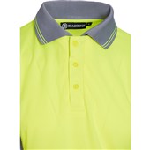 Blackrock Yellow Hi Vis Long Sleeve Polo Shirt