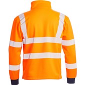 Blackrock Rail Orange 1/4 Zip Hi Vis Sweatshirt