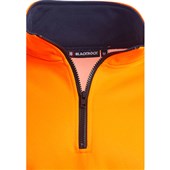 Blackrock Rail Orange 1/4 Zip Hi Vis Sweatshirt