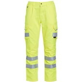 Blackrock Yellow Polycotton Hi Vis Cargo Trousers
