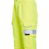 Blackrock Yellow Polycotton Hi Vis Cargo Trousers