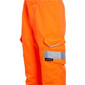 Blackrock Rail Orange Polycotton Hi Vis Cargo Trousers