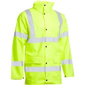 Blackrock Yellow Lightweight PU Waterproof Hi Vis Jacket