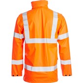 Blackrock Rail Orange Lightweight PU Waterproof Hi Vis Jacket