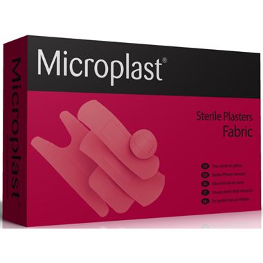 Microplast Fabric Assorted Plasters (Pack 100)