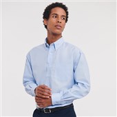 Russell Collection 932M Mens Long Sleeve Easy Care Oxford Shirt 135g