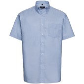 Russell Collection 933M Mens Short Sleeve Easy Care Oxford Shirt 135g