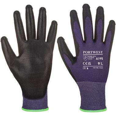 Portwest A195 Touchscreen Grip Glove with PU Coating - 13g