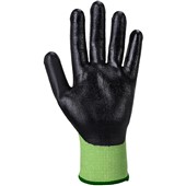 Portwest A645 Green Cut D Gloves with Nitrile Foam Coating - 13g