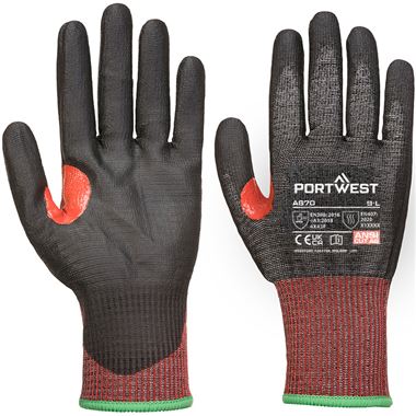 Portwest A670 CS Cut F Glove with PU Coating - 13g