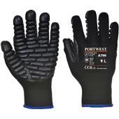 Portwest A790 Anti Vibration Gloves with Rubber Chloroprene Palm - 10 gauge