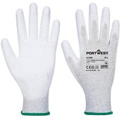 MultiSAVE Pack 12 - Portwest AB199 ESD Antistatic PU Gloves with PU Coating 13g (12 Pairs)
