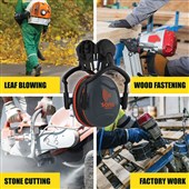 JSP Sonis Compact Helmet Mounted Ear Defenders AEB032-1CY-000 - SNR 31dB