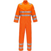 Portwest AF91 Orange Araflame Multi Inherent Flame Resistant Anti Static Hi Vis Coverall