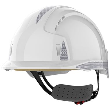 JSP EVOLite CR2 Reflective Safety Helmet - Mid Peak - Vented - Wheel Ratchet - AJB170-400-100