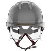 JSP EVO VISTAlens Dualswitch Safety Helmet with Integrated Eyewear & CR2 Reflective - Vented - Wheel Ratchet