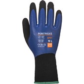 Portwest AP01 Thermo Pro Thermal Waterproof Grip Glove with Latex Foam Coating - 13g