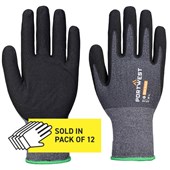 Portwest AP12 SG Eco Friendly Grip Glove with Nitrile Micro Foam Coating - 15g Multipack (Pack 12)