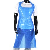 Blue Polythene Aprons (Pack 100)