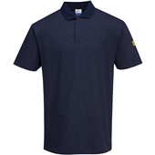 Portwest AS21 Protective Anti-Static ESD Short Sleeve Polo Shirt 195g