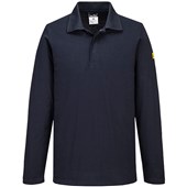 Portwest AS23 Anti-Static ESD Long Sleeve Polo Shirt