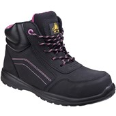Amblers AS601 Lydia Metal Free Side Zip Lightweight Ladies Safety Boot S1P SRC