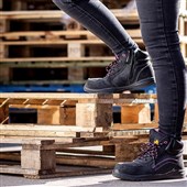 Amblers AS601 Lydia Metal Free Side Zip Lightweight Ladies Safety Boot S1P SRC