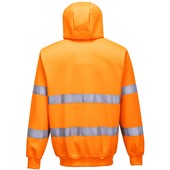 Portwest B305 Orange Hi Vis Zipped Hoodie