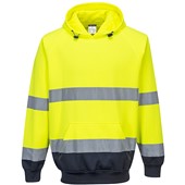 Portwest B316 Yellow/Navy Two Tone Hi Vis Hoodie