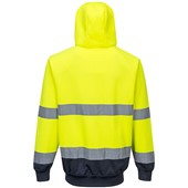 Portwest B316 Yellow/Navy Two Tone Hi Vis Hoodie