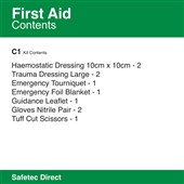 BS8599-1 Critical Injury First Aid Kit