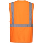 Portwest C357 Orange Tablet Pocket Executive Hi Vis Vest