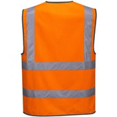 Portwest C375 Orange Hi Vis Zipped Band & Brace Vest