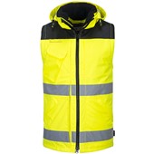 Portwest C469 Yellow Pro Fur Lined Waterproof 3-in-1 Hi Vis Jacket