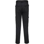 Portwest C711 Black Polycotton Slim Fit Combat Trouser 