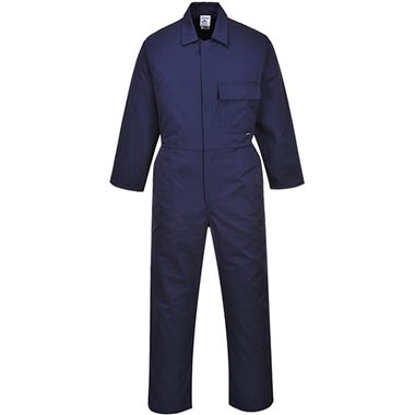 Portwest C802 Navy Standard Polycotton Coverall 245g