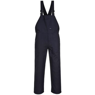 Portwest C881 Navy Cotton Bib & Brace Overalls 305g