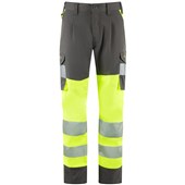 Leo Workwear Winswell EcoViz Women's Yellow Stretch Hi Vis Cargo Trouser