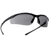 Bolle Contour CONTPSF Smoke Safety Glasses with Microfibre Pouch - Anti Scratch & Anti Fog Platinum Lens