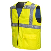 Portwest CV02 Yellow Mesh Lined Hi Vis Cooling Vest