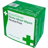 Sterile Alcohol Free Cleansing Wipes (Pack 100)