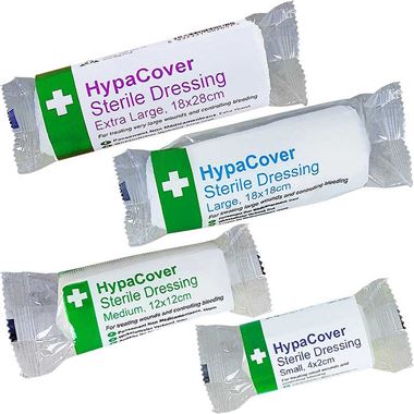 HypaCover Sterile Dressings - Assorted Sizes (Pack of 12)